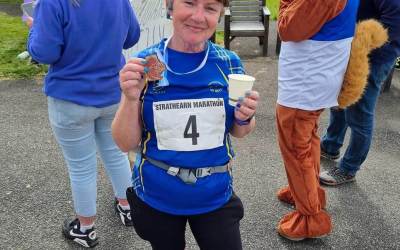 Rob inspires Fiona to her 26th Marathon